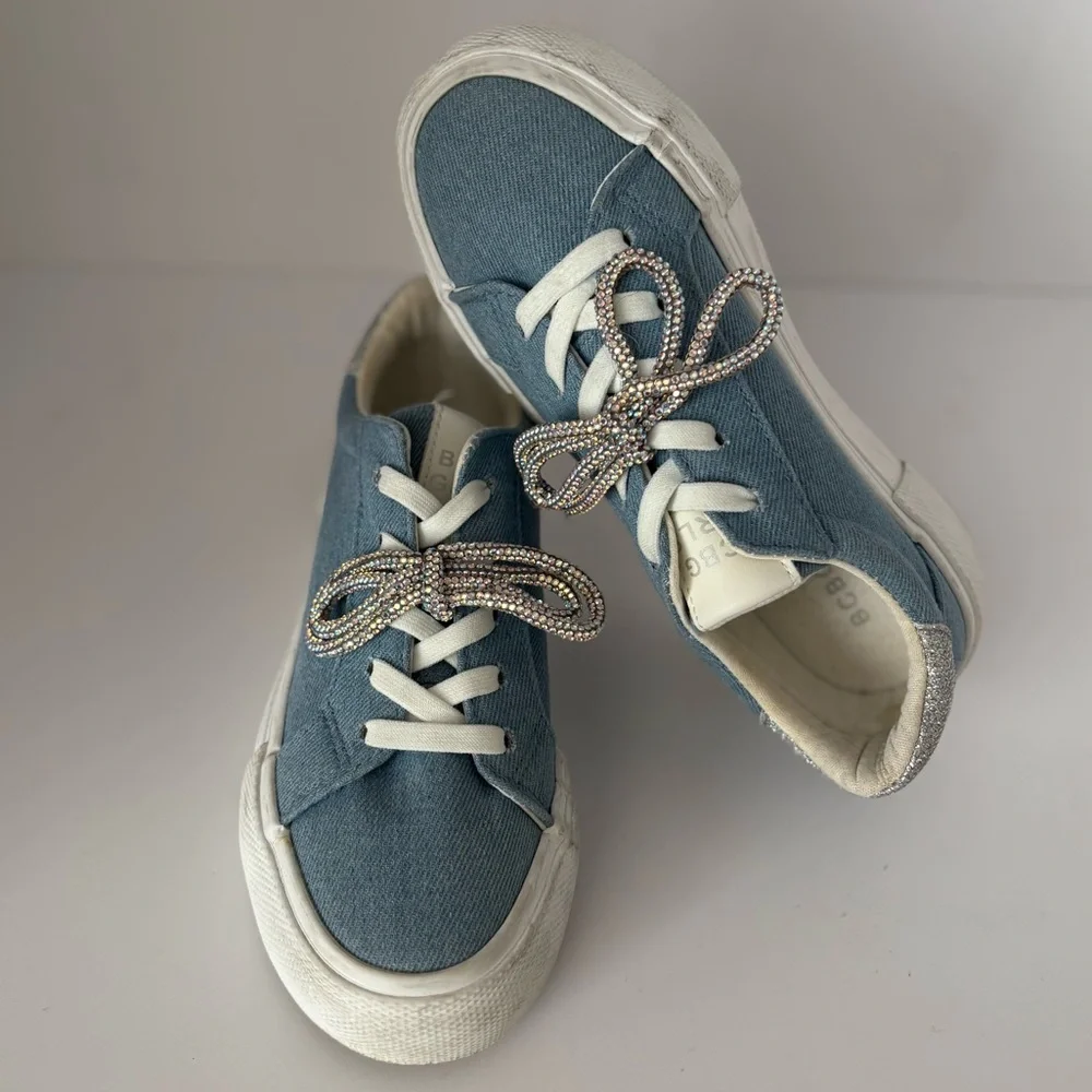 BCBG Girls Precious Platform Sneaker Size 1